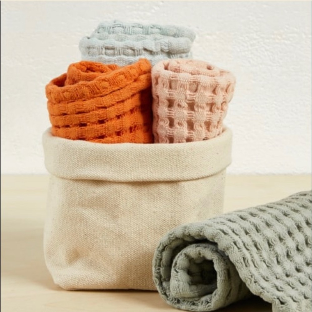Golden & Pine Waffle Dishcloth Set